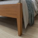 Ver mais imagens de Cama Solteiro 90cm Classic Amêndoa Mel
