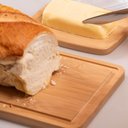 Ver imagem 3 de Porta Pão em Bambu com Tampa Plástica 37x16,5x14cm Coza Brisa Pães Organizador