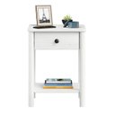 Ver imagem 2 de Mesinha de Cabeceira Quarto Madeira 1 Gaveta Moderna Apoana Branco Idimex