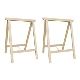 Cavalete Para Apoio Balcão Suporte De Mesa Madeira Pinus - 1