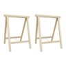 Cavalete Para Apoio Balcão Suporte De Mesa Madeira Pinus - 1