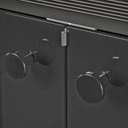 Ver imagem 6 de Gabinete para Banheiro 49x42,6cm Fenix Preto/Madeirado