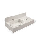 Ver imagem 3 de Bancada em Porcelanato para Banheiro 80cm Pró com Cuba Esculpida 