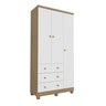 Quarto de Bebê Completo com Berço Guarda Roupa 3 Portas e Cômoda 100% MDF Mimo  - 11