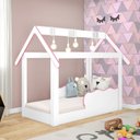 Ver imagem 1 de Mini Cama Montessoriana MC060 Branco/Rosa