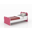 Ver imagem 2 de Mini Cama Infantil com Proteção Lateral Arco-Íris Rosa/Branco
