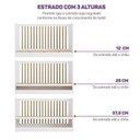 Ver imagem 6 de Conjunto de Bebê com Berço Evolutivo, Guarda Roupa e Cômoda Casulo Casatema MadeiraOriginals Branco