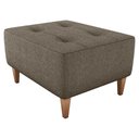 Ver imagem 1 de Puff para Sala 62 Cm Piva Tecido Boucle Milani Store Marrom