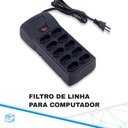 Ver imagem 5 de Filtro de Linha ou Regua 10 Tomadas 10a 1,20 Mt Force Line
