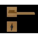 Ver imagem 1 de Fechadura Sara Red Gold Escovado Banheiro