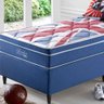 Colchão London Superlastic 88x188 com Box 41643 Anjos Azul - 3