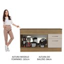 Ver imagem 5 de Balcão de Pia 150 Cm 2 Portas e 2 Gavetas (com Tampo) Rustic/crema Agata Madesa
