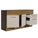 Ver imagem 4 de Balcão de Pia 150 Cm 2 Portas e 2 Gavetas (com Tampo) Rustic/crema Agata Madesa