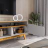 Estante para Tv 75 Polegadas Ilha do Amor Off White Nature - 3