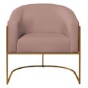 Ver imagem 4 de Poltrona Para Sala De Estar Base De Ferro Mariana 