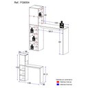 Ver imagem 4 de Armário de Cozinha Mesa/Bancada Multimóveis FG6004 Preto