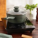 Ver imagem 1 de Fogão Cooktop Indução Portátil 110V 1 Boca Unitária Bancada