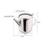 Bule Chaleira café inox Com Bico 700 Ml Baixo Cm 6 unidades - 3