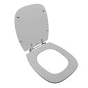 Ver imagem 2 de Assento Sanitário Poliéster para Louça Stylus (celite) Aço (reb. Oculto) Cinza Prata