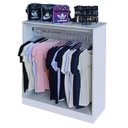 Ver imagem 6 de Colméia Cabideiro + Estante Prateleiras + Colméia + Balcão Magia Móveis Kit 4 Peças