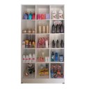 Ver imagem 5 de Colméia Cabideiro + Estante Prateleiras + Colméia + Balcão Magia Móveis Kit 4 Peças