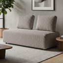 Ver imagem 2 de Sofá Modular 2 Lugares Block 148 cm Pes Madeira Boucle Tce 1018 Moll