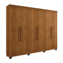Ver imagem 2 de Guarda-roupa Casal Bari 6 Portas 4 Gavetas Cinamomo - Panorama Móveis