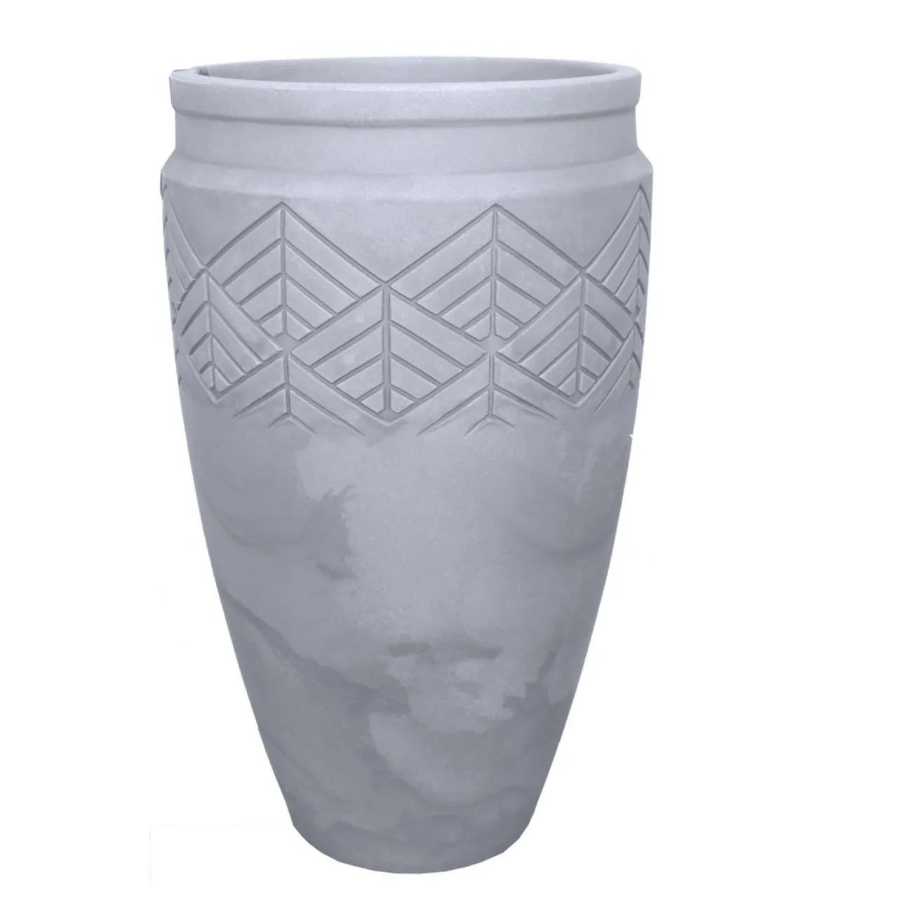 Vaso Cilíndrico 44 Tribo Cimento Queimado - Japi - 1