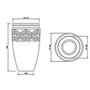 Ver imagem 2 de Vaso Cilíndrico 44 Tribo Cimento Queimado - Japi