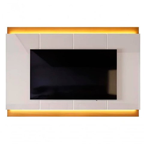 Painel para Tv de até 70" 100% Mdf com Led Maraco 1.8 Jequitiba/off White
