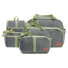 Kit Bolsas Maternidade Mave Baby Elegance Cinza e Verde - 1