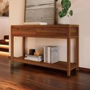 Ver imagem 7 de Aparador Dunia F06 Rústico 2 Gavetas Madeira Maciça 130cm Lyam Decor