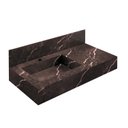 Ver imagem 2 de Bancada em Porcelanato para Banheiro 80cm Pró com Cuba Esculpida 