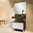 Ver imagem 4 de Bancada em Porcelanato para Banheiro 80cm Pró com Cuba Esculpida 