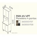 Ver imagem 4 de Cozinha Completa 4 Peças 10 Portas 1 Gaveta com Nicho para Forno Vegas Itatiaia