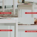 Ver imagem 6 de Mesa de Jantar Ditália Ja-225 Cor:branco