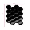 Pastilha Hexagonal Preto Lavável Banheiro Cozinha Sala - 1