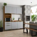 Ver imagem 1 de Cozinha Compacta 3 Peças Torre Quente 1 Forno Bea Espresso Móveis