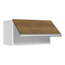 Ver imagem 6 de Armário de Cozinha Aéreo 1 Porta Suspensa Branco/Rustic Glamy Madesa