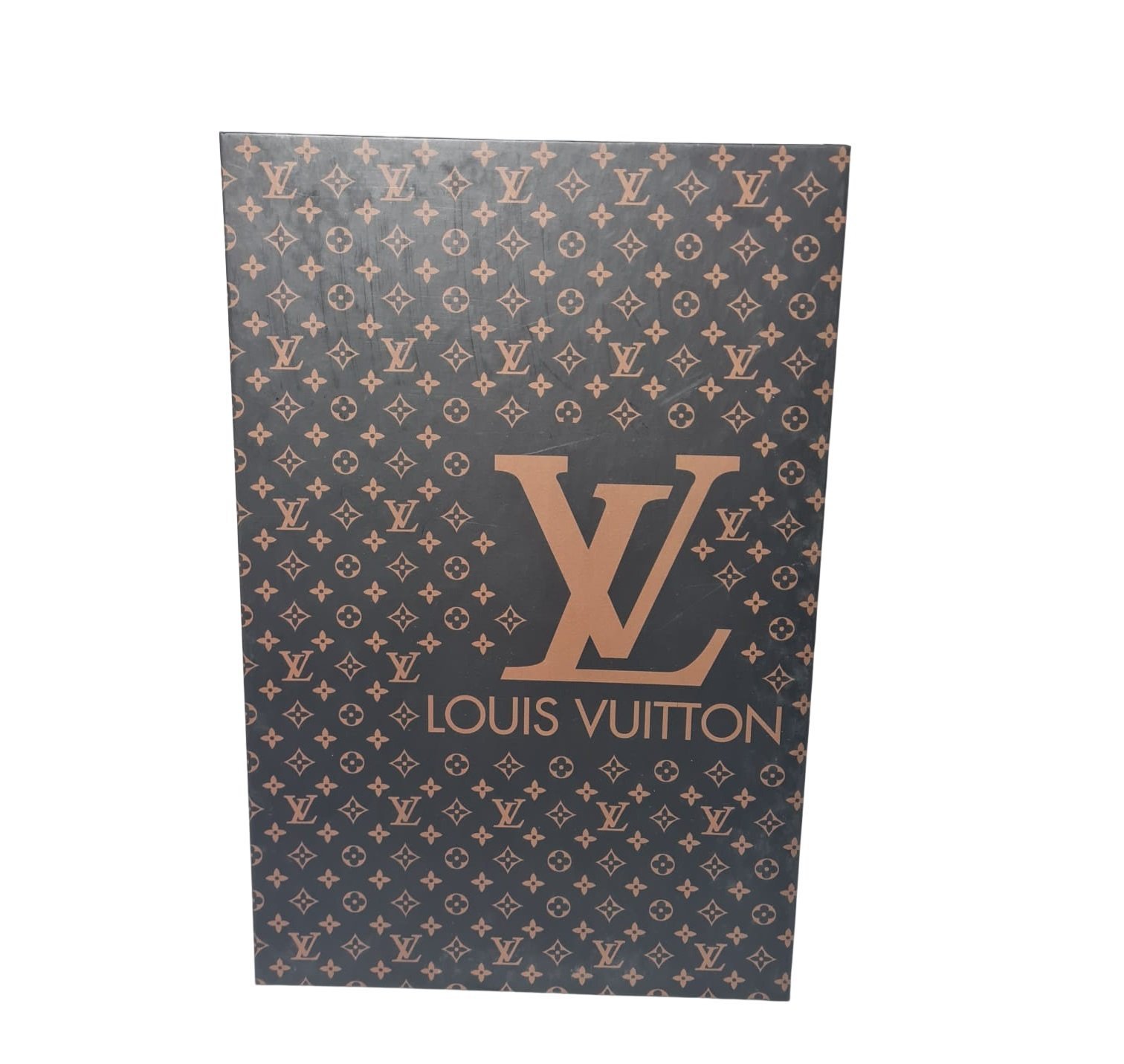Livro Decorativo De Papel Sem, Abertura Louis Vuitton Marrom - 1