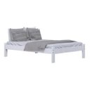 Ver imagem 3 de Cama De Casal Turca De Madeira Maciça Reforçada Branco Nemargi