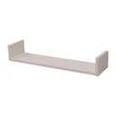 Ver imagem 3 de Kit 2 Prateleiras Nichos em U 60x15cm Mdf Branco com Suporte Flutuante Invisível