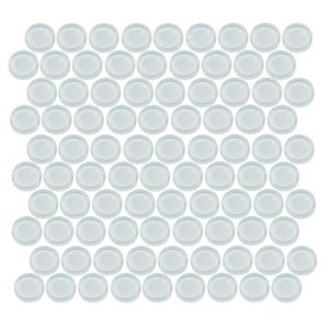 Pastilha de Vidro Ball White 3x3 Placa 30x30cm - 1313060001