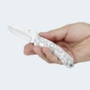 Ver imagem 2 de Canivete Cimo Cody Flos Saque Rapido Inox com Clip - Cy79s-fl