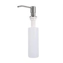 Ver imagem 3 de Dispenser Dosador Kit 3 Unidades Embutir Pia Sabonete Liquido Detergente Sabao Inox Escovado Banheir