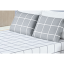 Ver imagem 1 de Jogo de cama king com lençol d baixo 193cm x 203cm lecol de casal kig com 3peças