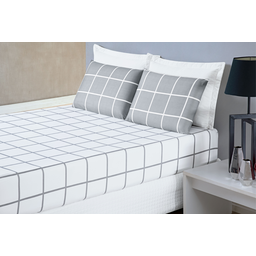 Jogo de cama king com lençol d baixo 193cm x 203cm lecol de casal kig com 3peças - 3