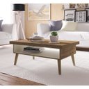 Ver imagem 6 de Mesa de Centro Lucca Artely - Pinho Com Off White