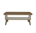 Ver imagem 3 de Mesa de Centro Lucca Artely - Pinho Com Off White