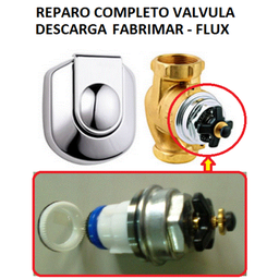 Reparo Válvula Descarga Fabrimar Flux Completo - 06134 - 2 Reparo Válvula Descarga Fabrimar Flux Completo - 06134 - 2